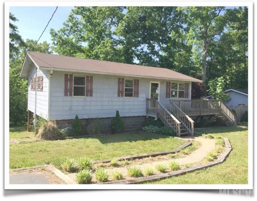 Bank Owned Property off Robinson Rd. This house needs some TLC but has a lot to offer with 3 bedrooms some hardwood floors, large deck, basement and detached garage. This property is being sold as-is and priced for quick sale.