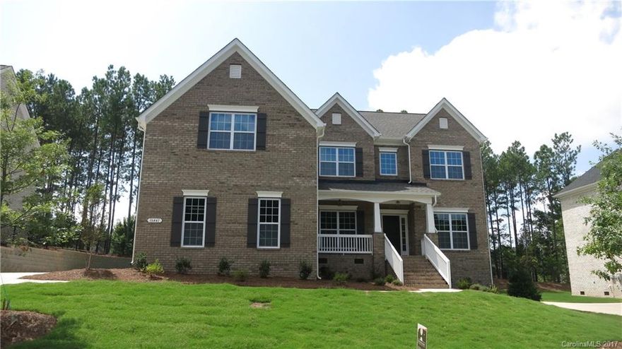 Great amenities, pool, walking trails, fitness at Resident’s club. 4-side brick, 3 car grg. Rear deck, Sunroom overlook mature trees at back of home. First floor has formal Dining, Living, 2-story Family, KT w/ island, quartz, gray painted cabs, SS app w/ 36" gas cooktop.  Guest bedroom & bath. Upstairs is the Owners suite up with extended Bath w/ quartz counters, large WIC, soaking tub, tiled shower. Large bonus room. Hardwoods on most of 1st floor; tile in all full baths, laundry & mud room.