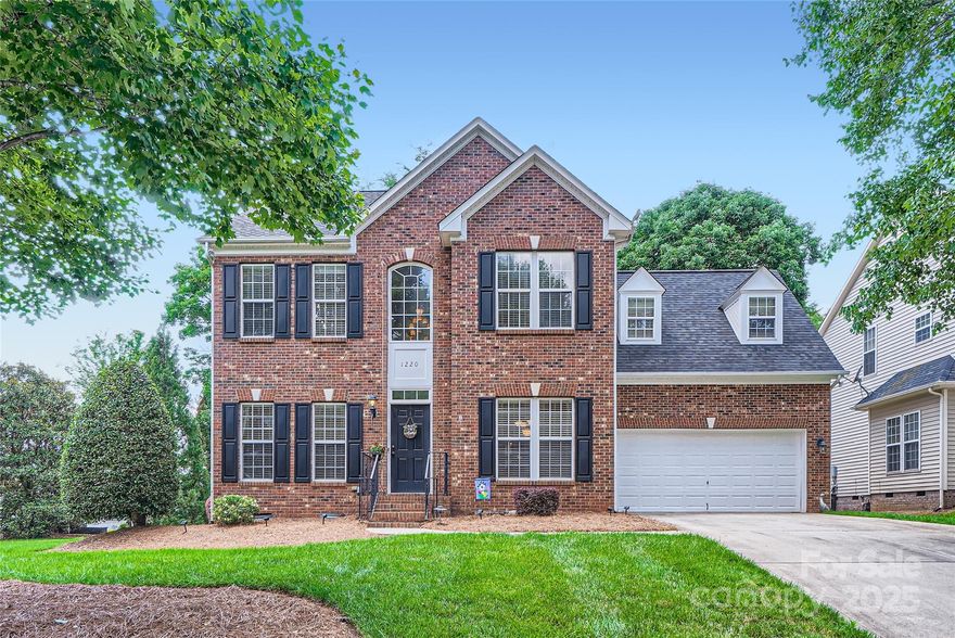 READY TO MOVE IN!! Welcome to 1220 Elrond Dr NW, a beautifully maintained 4-bedroom, 2.5-bath home in the highly desirable Highland Creek community of Charlotte. This move-in-ready residence features a brand-new roof and all-new carpet throughout. The main level offers a seamless flow from the open kitchen and family room into the sunroom, making it perfect for both everyday living and entertaining. Upstairs, you'll find four spacious bedrooms plus a third-floor bonus room. The screened-in porch extends the living space outdoors, leading to a fully fenced backyard for maximum privacy.  Located in the Cabarrus County  side of the neighborhood, and zoned for the sought-after Cox Mill School district. Highland Creek offers multiple pools, playgrounds, sports courts, walking trails, and a golf course. With quick access to I-485, I-77, and I-85, this home is ideally positioned—just 20 minutes from Uptown Charlotte and 15 minutes from Lake Norman.