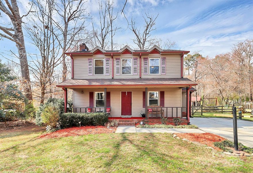 Prime Location! No HOA! No Restrictions! This charming 3-bedroom, 2 1/2-bathroom home sits on nearly half an acre, offering a peaceful retreat with a back deck, a fenced-in yard, and mature trees. Enjoy the tranquility of nature from the spacious front porch—perfect for sipping your morning coffee or enjoying an afternoon beverage. 
Don’t miss this move-in ready home, ideally located just minutes away from shopping, dining, and entertainment. Only a short 2.9-mile drive to downtown Cramerton, and less than 25 minutes to Charlotte Douglas Airport. The home's location provides the peacefulness of the country with city conveniences. 

This home is competitively priced and is being sold AS IS, WHERE IS, giving you the opportunity to make it your own!