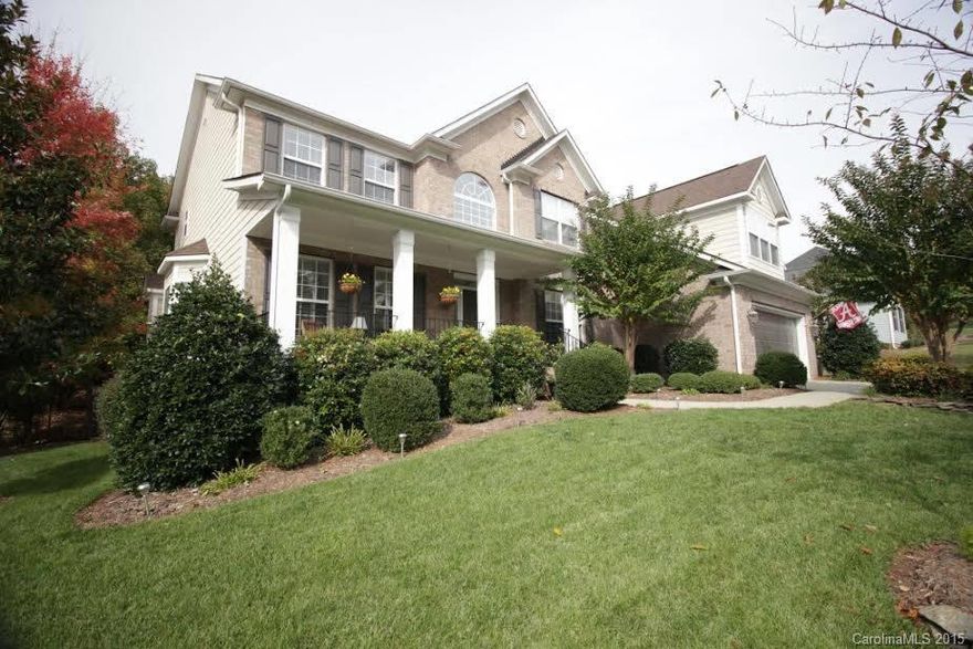 Gorgeous and beautifully decorated and updated home. Romantic gas log fireplace in the first floor Master Bedroom w/enormous walk in closet. Vaulted ceiling greatroom & fireplace. Master chef's kitchen 42" cabinets, stainless appliances, gas stove & opens to greatroom. Hardwoods on most of main. Large Bonus with rope lighting. Dual Stairs.Private back yard retreat w/ screened porch, "Belgrade"tumbled concrete custom patio w/ fire pit & rock stream waterfall. It is a pleasure to show!