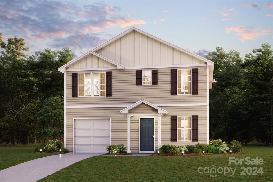 Welcome home to this NEW Single-Story Home in the Oak Ridge Community! The desirable Bennington plan boasts an open design encompassing the Living, Dining, and Kitchen spaces. The Kitchen features gorgeous cabinets, granite countertops, and Stainless-Steel Appliances (Including Range with a Microwave hood and Dishwasher). The primary suite has a private bath, dual vanity sinks, and a walk-in closet. This Home also includes 3 more bedrooms and a whole secondary bathroom.