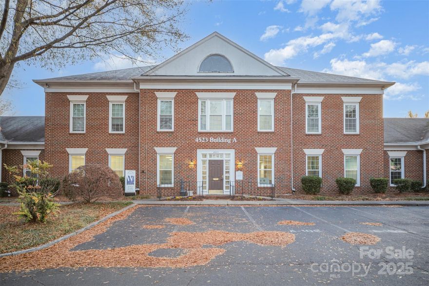 Commercial Office Suites for Sale – Prime Park Road Location

Excellent opportunity to purchase a multi-unit office property just off highly desirable Park Road in Charlotte, NC, located just south of Uptown and perfectly positioned between Uptown, SouthPark, and Montford Drive. This property is only 5 miles from the heart of Charlotte, offering outstanding accessibility and visibility.

The building consists of four office suites — A101A, A101B, A201, and A202 — totaling 5,760 square feet. The property includes 23 designated parking spaces, providing ample parking for tenants and clients.

Zoned OFC, this asset is well-suited for a variety of professional and office uses. It is ideal for an owner-occupant looking to establish a presence in one of Charlotte’s most sought-after corridors, or for an investor seeking a multi-unit office property with strong rental potential and cash flow. Total acreage reflects the entire parcel per GIS records and is not allocated or divided by individual suites. Parcel ID's are 17514509,  17514510, 17514516, 17514517

The property is currently leased through June 30, 2026. HOA dues for 2025 were $1,451.46 per month.