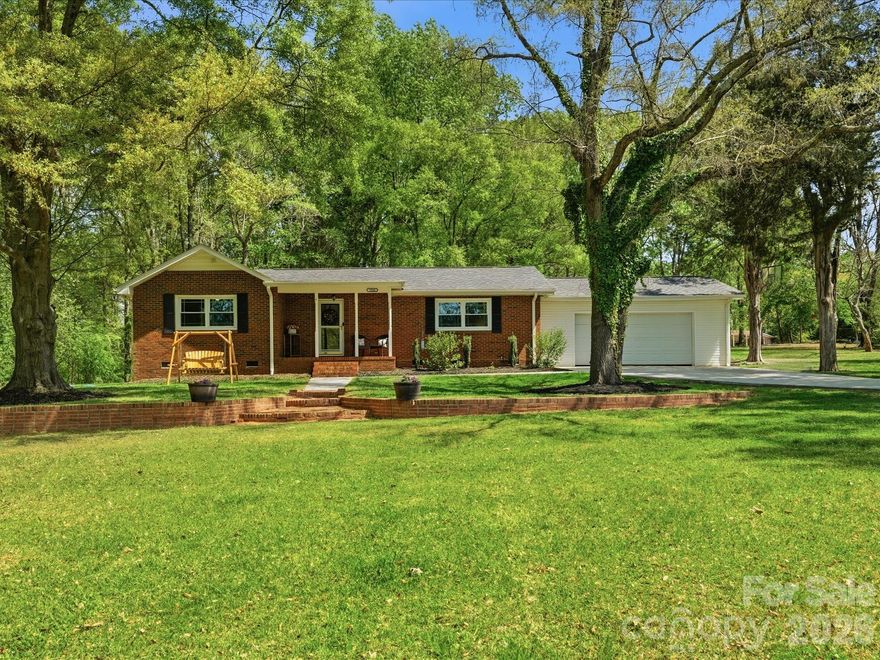 Don't miss out on this beautifully maintained home that sits on over an acre with no HOA, and currently zoned for Indian Land Schools! Featuring 2 bedrooms/2 full bathrooms with loft/flex on the main level, and two rooms downstairs (with closets), laundry room, and flex space with LVP flooring (2024). The back brick patio offers the perfect place to entertain with lots of mature trees and level yard. The workshop has lighting, receptacles, and a wood burning stove - perfect for a she shed or man cave! This home has been well loved and has tons of updates: Roof (2023), HVAC Trane (Jan 2026), Sump Pump (2024), Water Heater (2023), Septic Tank replacement (Mar 2026), Windows (2022)(except 2nd bathroom and basement windows)! Floorplan attached.