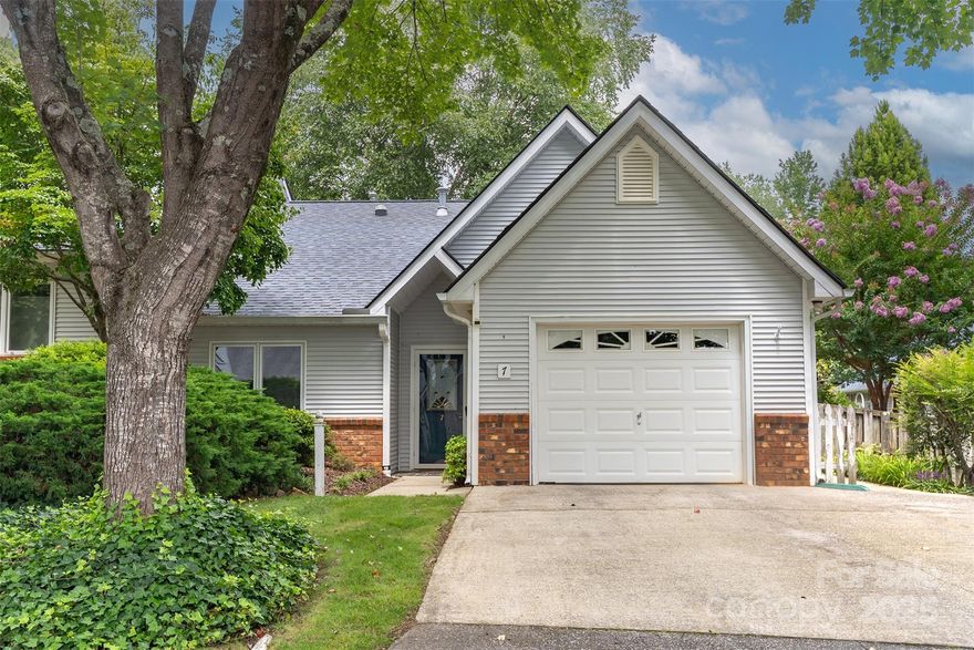 Come fall in love with this desirable townhome in Mountainbrook Village! This home features single level living at it's finest, featuring 2 bedrooms/2 bathrooms, comfortable kitchen and living room, and a charming enclosed patio space. Take a stroll down the greenway and enjoy the sounds of the creek bordering the development. Sitting just a few minutes to downtown Black Mountain, this home offers easy access to all of the wonderful restaurants, breweries, and local shops!