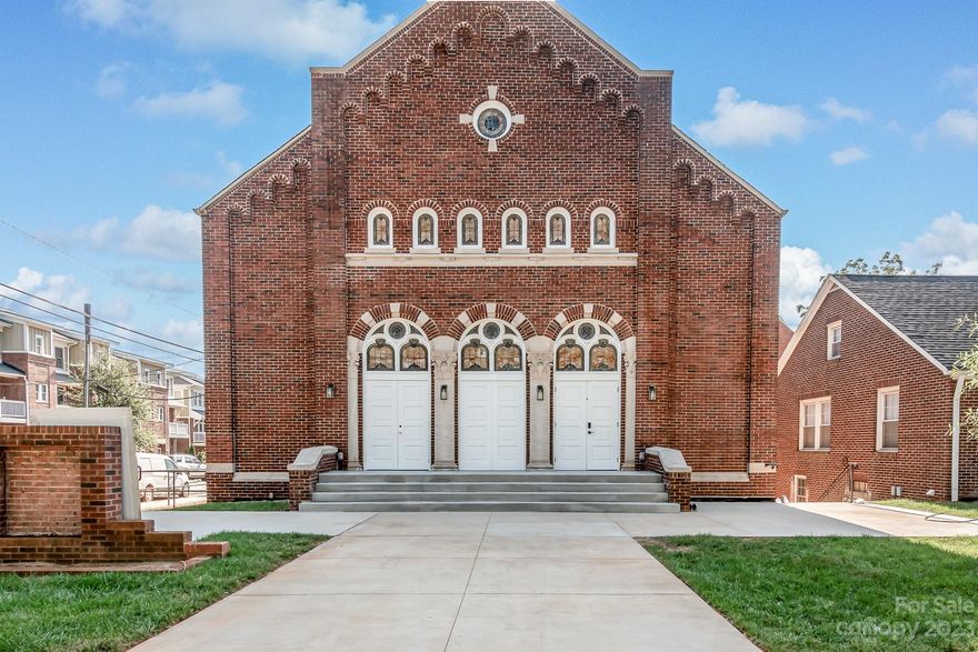 Unique opportunity to own a piece of Wesley Heights history in this renovated historical church! Enter this unit through the original front entrance & enjoy the original stained-glass windows, along with the original wood vaulted ceiling! While retaining the historical exterior of this 1927 church, you will enjoy the modern look & functionality of today's finishes, which include quartz countertops, island pendants, subway tile backsplash & procelain tile shower walls & floors. Each unit has private entrance & unique features making this a rare opportunity to live a quiet, low maintenance lifestyle so convenient to the city. Walk, bike, or catch trolley to Uptown to take advantage of entertainment, shopping, & dining, or hit all the spots in FreeMoreWest & much more! Just a quick drive to vibrant Southend, & quick access to I-77. Photos are renderings of complex/unit & colors, options, layout may not be exact to finished product. Please review floorplans/options w/agent