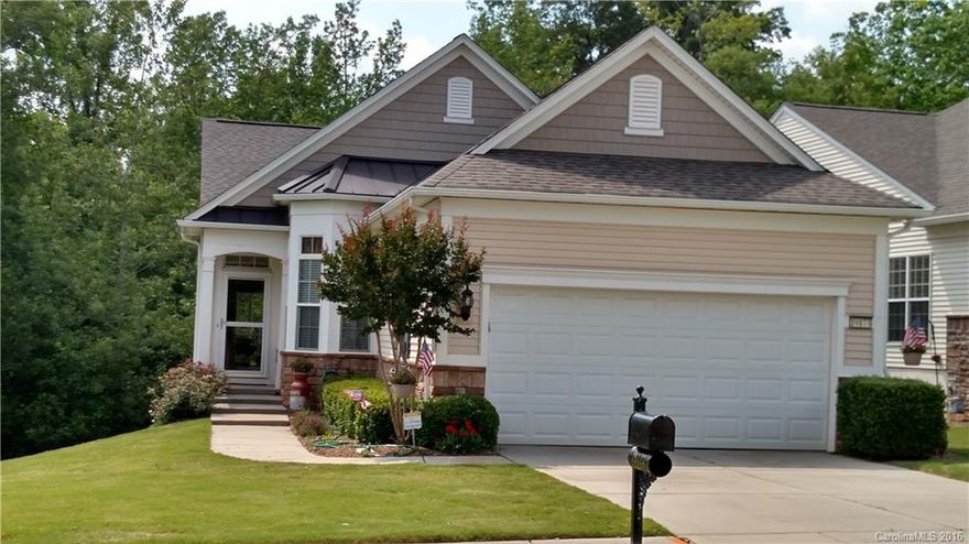 Fantastic Gray Mist w/Sun Room (tile floor) opens onto deck w/remote controlled awning.  Covered patio. Wooded view.  Partially finished basement completed in 2011 (BR/Bath/GR/Exercise Rooms, heat pump) w/about 450 SF unfinished.  Kitchen has wood floors, SS appliances, desk, pantry, recessed lighting and Nook. Laundry closet has tile floor.  Owners suite has large walk-in closet; lg. shower, dual sinks, tile floors. GR/
DR area with lots of windows and small free-standing natural gas log frpl.