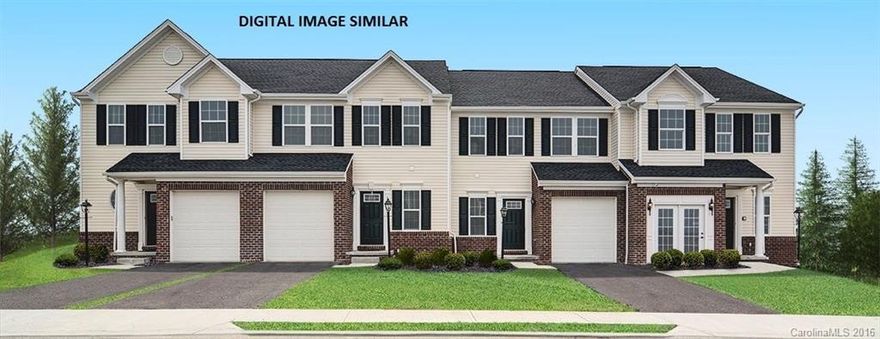 Don't miss one of the LAST opportunities to build-just THREE left! This town home features a gourmet kitchen with 42" upgraded cabinets, granite counter tops, stainless steel appliances, island, and hardwoods. Luxury master bath includes tiled shower garden tub combo. 

This unique gated South Charlotte community is close to shopping, dining, Charlotte Douglas airport, and more. Amenities include clubhouse, pool, fitness center, hot tub, and putting green. TO BE BUILT.