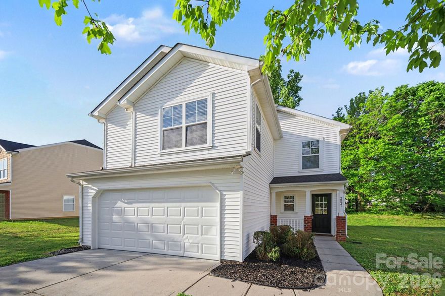 This 4-bedroom, 2.5-bathroom two-story home offers a spacious layout with an attached 2-car garage, featuring high-end finishes and architectural volume. The interior is highlighted by high ceilings that create an airy atmosphere, complemented by laminate flooring and ceiling fans throughout for comfort. The kitchen is already upgraded with granite countertops and stainless steel appliances, providing a premium foundation. While the home needs some repairs, these existing high-value features make it an ideal project for a buyer looking to build equity and customize a grand living space.