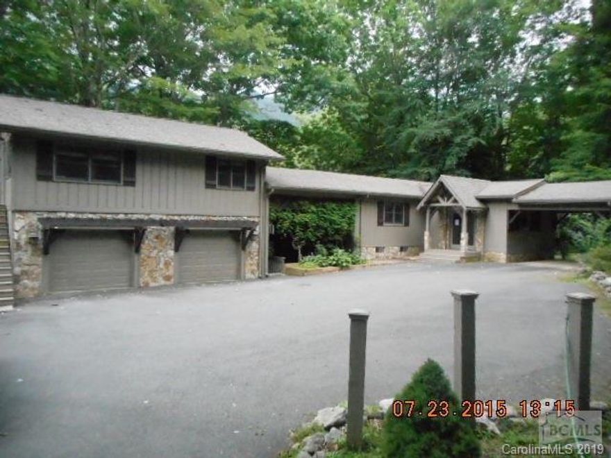Private, unique property in Banner Elk with 3 BR, 3 BA main house with full finished basement. 2 BR, 1 BA separate guest quarters, hot tub, Watauga River frontage, 2.88 acres, pond, double garage, and single carport. MaIn house is larger than it appears in photo and basement is finished, but not included in HSF because it only has one EBB unit on one end and a gas FP on the other. Guest quarters has 729 HSF with open kitchen and living room and gas heat. Enjoy the landscaping in the front yard or the sound of rushing water from the back deck. Unsure if gas fireplace is vented or unvented. See attachment for PAS requirements and WFHM offer submittal information in MLS document section. Standard sellers addendum will be provided after an offer has been accepted. Please submit all offers to the listing broker/agent. To report any concerns with a listing broker/agent, or to report any property condition or other concern needing escalation (including concerns related to a previously submitt