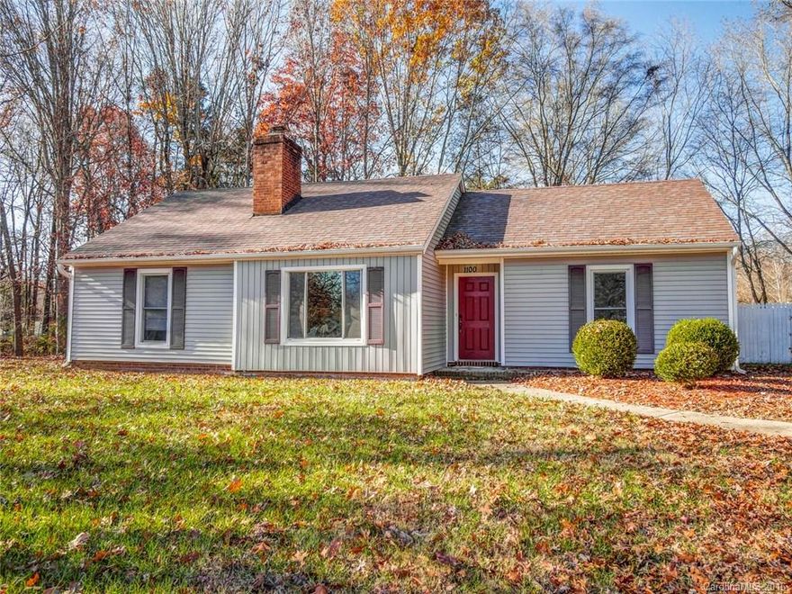 Adorable Renovated 3 Bedroom, 2 Full Bathroom Ranch Home on Quiet Cul-De-Sac Lot. This Home Features New Laminate Wood Floors in Entry, Family Room, Dining Room & Kitchen, Neutral Carpet & Ceramic Tile in Baths. Kitchen includes New Granite Countertops. Also featured are Stainless Steel Appliances  and Gas Cooktop. New neutral paint. Private fenced backyard w/updated deck. New sliding doors. Architectural roof. New gutters in 2016. Close to shopping, restaurants, I-485 and Hwy 74.