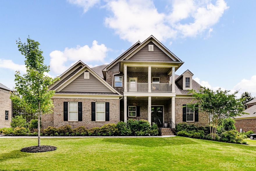 Amazing full brick home w/ finished basement in the desirable BridgeMill community. This Brunswick floorplan features modern designs including high ceilings, wide plank flooring, elegant fixtures & detailed millwork throughout. The open kitchen showcases a beautiful granite island, with upgraded cabinetry and tons of natural light. The primary suite features a separate sitting room w/ 5-star spa like bathroom and large Walkin Closet.  The finished basement offers a 6th bedroom, 5th bathroom w/ spacious bonus room and workshop.  Other features include a huge unfinished space for tons of storage, double water heaters, inground irrigation and Bermuda grass. Come see this highly social, resort-style community that includes a clubhouse, two pools, a fitness center, tennis, basketball, & volleyball courts w/ three pocket parks!