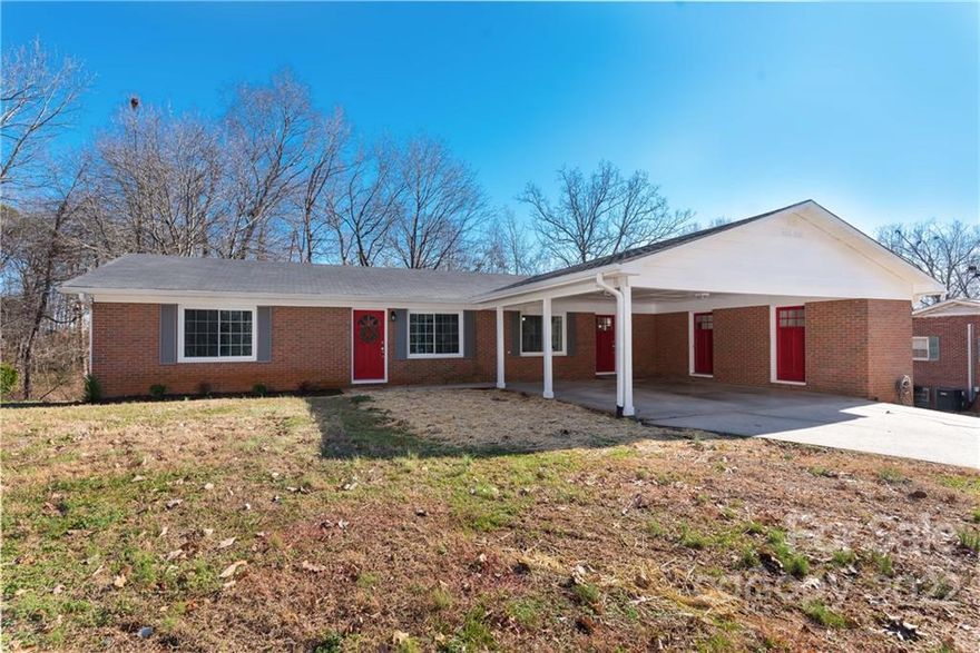 Beautiful renovated 3BD/2BA brick ranch on corner lot!  You'll love the light, bright feel of this open floorplan. 
Features include newer windows, wood flooring, recessed lighting, granite countertops, large island with seating, brand new oven (with air fryer option), huge deck in back and large shed great for storage. Spacious closet in primary bedroom.  Office with french doors perfect for working from home! Roof 2012 per previous sellers.  Heat pump 2017 per previous sellers.
