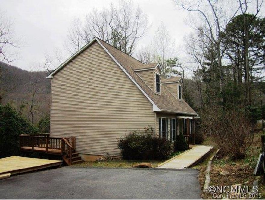 Move-in ready home on large .46 acre lot (addtl acreage available MLS#533974). Oversized master bedroom, bath, laundry, living room w/ gas fireplace & eat in kitchen that opens to back deck on the main level. Two large bedrooms & full bath on upper level.  Wooded back yard, paved drive & storage building. Convenient location just a few miles from shopping & amenities. This is a great home for downsizing, first time home buyers or 2nd home.