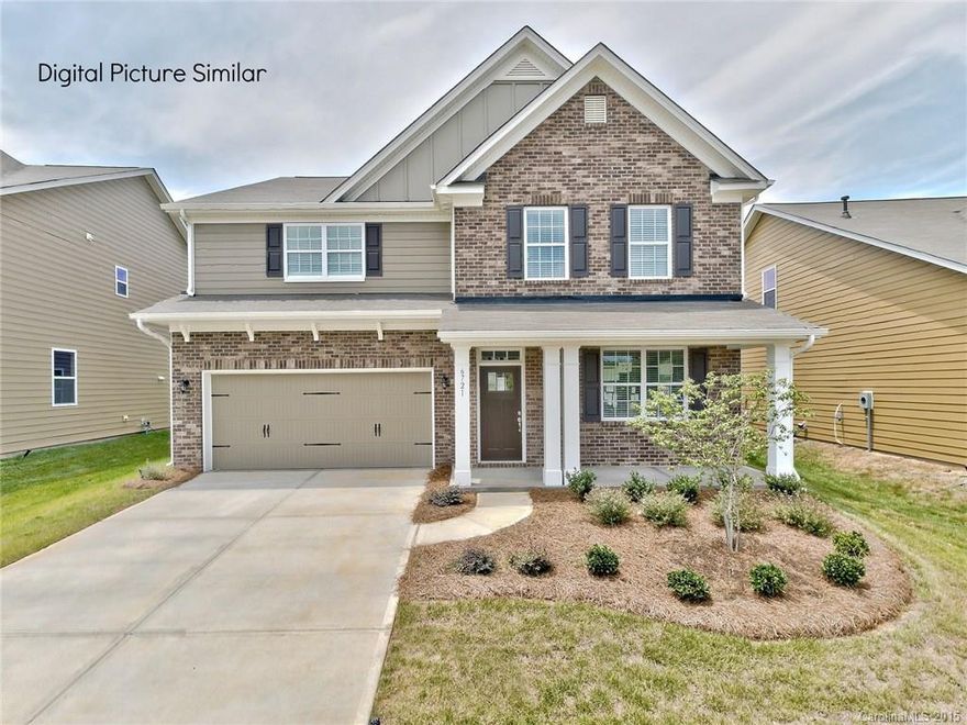 Basement home on a premium homesite in the highly amenitized community of Berewick! Home is built w/a higher standard of specifications which include heavy moldings, granite countertops in the kitchen and ALL the baths; stainless appliances, tile backsplash, tile floors in all the wet areas; hardwood floors in all of the main floor areas; tray ceiling in the master bedroom, separate tub and double sided glass with tile surround shower in the master bath. Large sitting area off the master bedroom