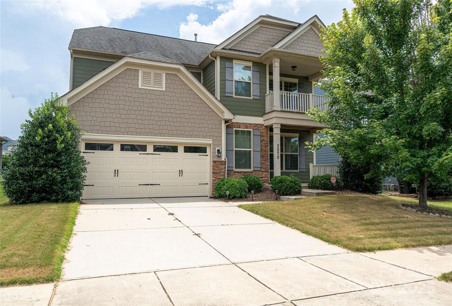 Discover this beautiful 3-bedroom, 2.5-bath home located in the highly sought after Walnut Creek Community. Offering a perfect blend of style and functionality, this home is ideal for those seeking comfort, elegance & convenience. The chef’s kitchen features stainless steel appliances, granite countertops, tiled backsplash & plenty of  cabinet space. Adorned with custom molding, including chair rail and wainscoting, the main level shines with beautiful hardwood flooring and includes a guest bedroom for added flexibility.
Upstairs, you'll find a spacious loft with walk-out balcony, two additional bedrooms including a luxurious owner’s suite with a tray ceiling, walk-in closet, double vanity, separate shower, and soaking tub. A second spacious full bathroom with double vanities & tiled flooring. Enjoy outdoor living in the fenced backyard, ready for relaxing evenings & entertaining as well as the resort style amenities-pools, parks, walking trails, sport courts, clubhouse & more!