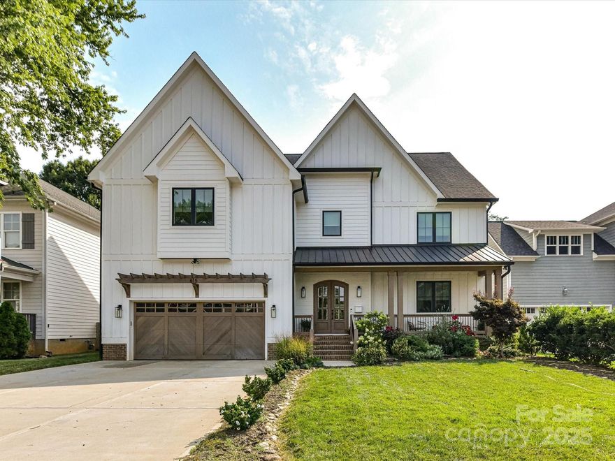 Welcome to this almost new, totally move-in ready modern oasis in popular Sedgefield! Step inside and be greeted by an expansive open-plan kitchen featuring sleek cabinetry, top-tier stainless steel appliances, and a massive island—perfect for family breakfasts or entertaining guests. The bright and airy great room invites seamless flow with ample room for lounging. Experience the ultimate in indoor–outdoor living as you step through oversized sliding glass doors to your private outdoor oasis—a resort-style paradise featuring pristine pool plus integrated hot tub, outdoor shower and bath, and unique outdoor washer/dryer station for convenience poolside. Upstairs, you'll discover four additional generous bedrooms and three full baths. The primary suite impresses with its spa-like bathroom, featuring a freestanding soaking tub, expansive walk-in shower, and rain-style fixtures. Elegant dual vanities and premium finishes. This home feels like being on vacation all the time! Welcome home!