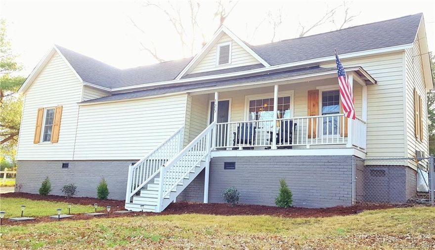 AWESOME updated 3BD/2BA ranch home w/tons of character and charm, just a short walk to dinner in quaint downtown Mount Holly. Relax on your rocking chair front porch facing trees/privacy. Brand new deck, newly updated bathrooms, updated kitchen with stainless appliances, frig remains, newer windows & lighting, classic original rejuvenated wood floors, custom wood shutters, fenced yard. Heat, AC, roof all replaced 2012! Newer H2O heater in large crawl space. 5 min to US White Water Center! LOVE!