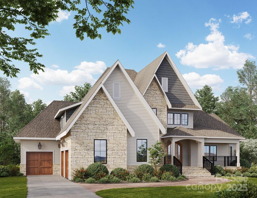 This beautiful new home by award-winning Copper Builders sits on a spacious 1.6-acre homesite in Fort Mill’s top-rated schools. The exterior blends Eldorado Casa Blanca stone, Shoji White siding, Urbane Bronze shakes, and black windows for timeless curb appeal.
Inside, enjoy an open floor plan with a stunning chef’s kitchen, ceiling-height cabinetry, a White Oak island, and Calcutta countertops. The great room with a custom arch opens to a dining area and screened porch ideal for entertaining.
The main-level primary suite is a peaceful retreat with a vaulted ceiling and spa-like bath. A private guest suite is also on the main floor. Upstairs offers three bedrooms, two shared baths, a loft, and a spacious bonus room.
Features include:
• Real hardwood floors
• Designer lighting, fans, and a three-car garage
• Covered front porch, black gutters, and service doors
Experience craftsmanship, comfort, and style — all on a private, peaceful lot near everything Fort Mill has to offer.