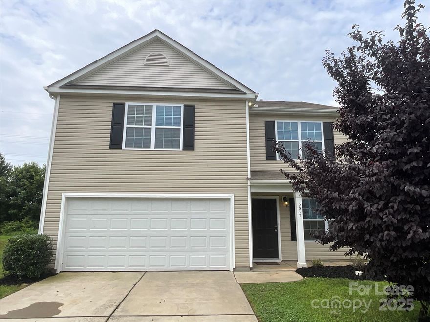 Welcome to this spacious two-story home located in the Crowders View community. This home features generously sized rooms throughout, offering plenty of space for comfortable living. The main level boasts a bright and open living room that flows seamlessly into the dining area, perfect for entertaining. The kitchen is equipped with stainless steel appliances, and a cozy breakfast area for casual dining. Upstairs, you'll find spacious bedrooms, including a large primary suite with an ensuite bathroom featuring a dual vanity, garden tub, and separate shower. Enjoy the outdoors with a private patio in the back, perfect for relaxing. Don't miss out on this beautiful home. Contact us today to schedule a viewing! When applying to our properties, tenant agrees to accept the property in presented conditions as-is. If not viewed prior to accepting tenancy, tenant agrees to accept the conditions as-is.