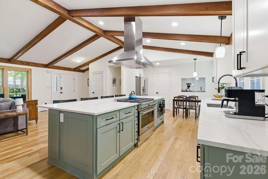 Welcome to luxury living in the highly sought-after Ballantyne area without the restrictions of an HOA! This beautifully renovated and meticulously maintained home offers an exceptional blend of elegance, space, and functionality. Situated on a private .74-acre lot, the property features a fully fenced backyard, creating a serene retreat perfect for relaxation or entertaining. Inside, you’ll find a bright, open floor plan enhanced by lofted ceilings in the living room and kitchen. The main level boasts four spacious bedrooms, including a spacious primary suite, providing convenience and flexibility for living and having guests. A separate library off the living room impresses with dramatic 20-foot ceilings, ideal for a home office or entertaining space. Upstairs, the home includes a large bonus room designed for entertaining, complete with its own wet bar and kitchenette—perfect for hosting gatherings or game nights. Two additional bedrooms and two full bathrooms complete the upper level. With six bedrooms, five bathrooms, and thoughtfully designed living spaces throughout, this home offers the perfect balance of luxury, privacy, and everyday livability in one of Charlotte’s most desirable locations.