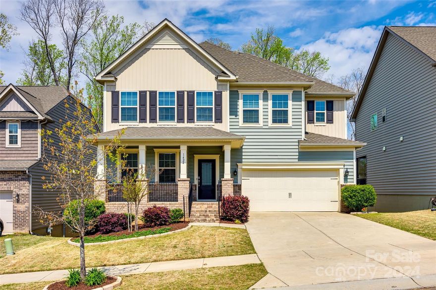 Incredible opportunity to own a 5 bed, 4.5 bath w/finished walkout on cul-de-sac; backs to wooded area in sought after Waterside at the Catawba & award-winning Fort Mill schools! Open concept main level gourmet kitchen w/butler’s pantry – equipped w/stainless appliances, 5-burner gas cooktop, granite countertops, abundance of cabinetry, walk-in pantry, large island – breakfast area, family room w/fireplace, built-ins, formal dining, lovely screened porch. Second level offers primary suite w/large bedroom, soaking tub, dual vanities, walk-in shower, private lavatory & 2 walk-in closets. Three addtl bedrooms, two addtl baths, loft, laundry room complete upstairs. Finished walk out offers spacious living, fifth bedroom, full bath w/jacuzzi, well thought out storage! Backyard oasis includes grilling area, bar-top seating, fire pit w/bench seating; large fenced yard w/covered porch. Amenities: pool, fitness center, walking trails (7+ miles), tennis courts, amenities center, playgrounds!