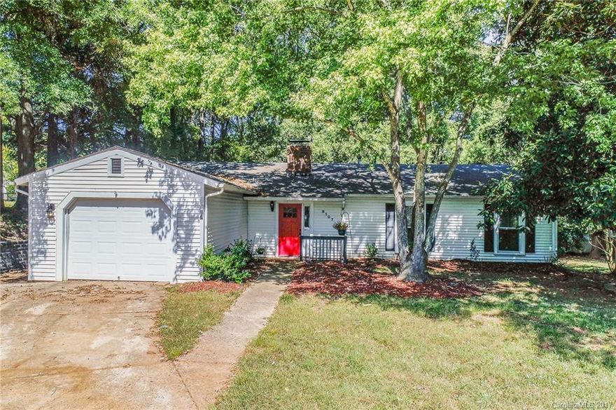 Beautifully upgraded 3 bedroom, 2 bathroom ranch in quiet neighborhood! Interior has been completely remodeled with new flooring throughout, new paint in every room and a completely updated kitchen with beautiful backsplash, and new appliances and two updated bathrooms. Large wooded area in backyard with plenty of room. Easy access to 485 and close to schools!