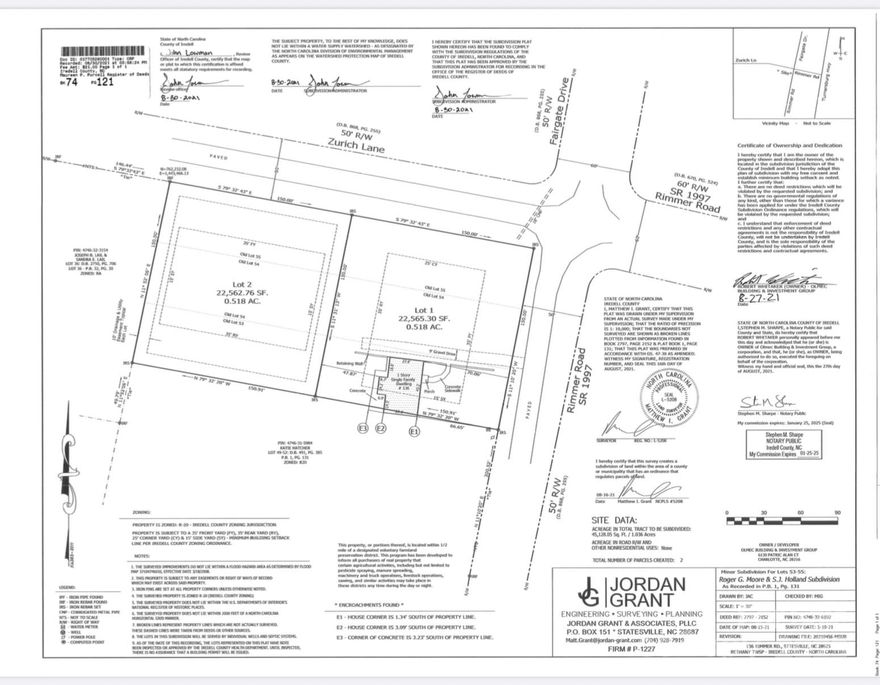 This beautiful parcel in the Fairview Farms community offers the perfect setting to create your dream home. The lot has already been subdivided, making it easy to bring your builder and start the process. Zoned R-20, it provides both flexibility and peace of mind for future plans.