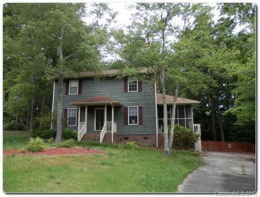 Great cul de sac location on a large wooded lot! Home features spacious and clean kitchen, large deck, screened porch to enjoy outdoors year around! Add your personal touch to this home.