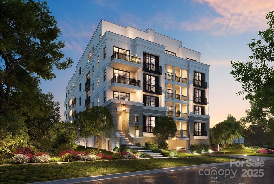 Designed for its seamless livability and security FOUR09 Queens is a true oasis in Charlotte's most coveted neighborhood, making its enviable location its greatest amenity.  A true boutique community of 17 luxury condos featuring curated and well appointed interiors.  While the floor plans differ and one will inevitably call to you more then the other, each home is a single level and is appointed with integrated kitchens,great room,dining area and large glass doors leading to the terraces offering the ability to expand the living spaces.  All bedrooms include an ensuite bath and generous closet space.  Each plan is equipped with thoughtful details including outdoor grill, wine refrigerator, prewire for EV charging station.  The gated parking, club room and exterior green space offer privacy and security to this community.  Live amongst the Myers Park towering Oak Trees and historic charm with maintenance free convenience. 
Copper Builders,Builder of the Year!