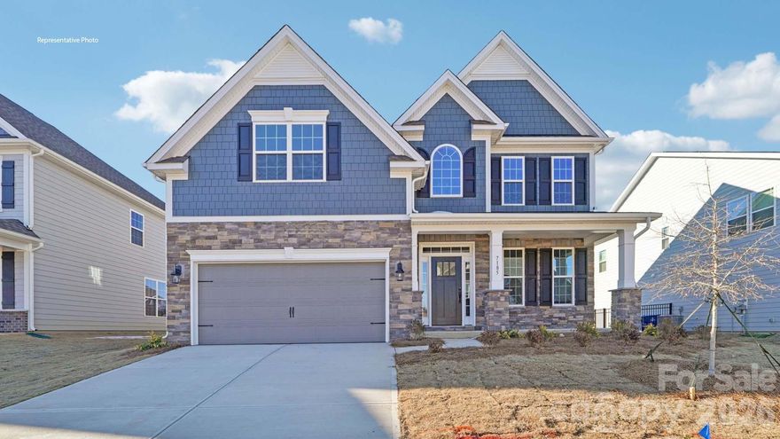 Our Beautiful Fleetwood Plan on a private Homesite, spacious backyard, in a Lake Norman lifestyle community within hidden gem zip code 28673, Sherrills Ford! This double-story home offers a charming and functional design, perfect for those seeking comfortable and accessible living space. The Fleetwood features an open floor plan, creating a spacious and inviting atmosphere. This home offers four bedrooms, three bathrooms and a two-car garage. As you enter the home, you are greeted by a grand foyer that seamlessly integrates the living, dining, and kitchen areas, creating a spacious atmosphere. The kitchen is a culinary heaven, equipped with double wall ovens, gas cooktop, and large countertops. This kitchen has ample storage space, and a walk-in pantry. The primary suite, complete with a luxurious bedroom, spa-like ensuite bathroom, and a walk-in closet. Additional bedrooms and bathrooms offer comfort and privacy for family members and guests. A bonus room is a versatile space that can be transformed to suit your lifestyle, such as a home office, a media room, or a playroom. Do not miss this opportunity to make the Fleetwood yours.