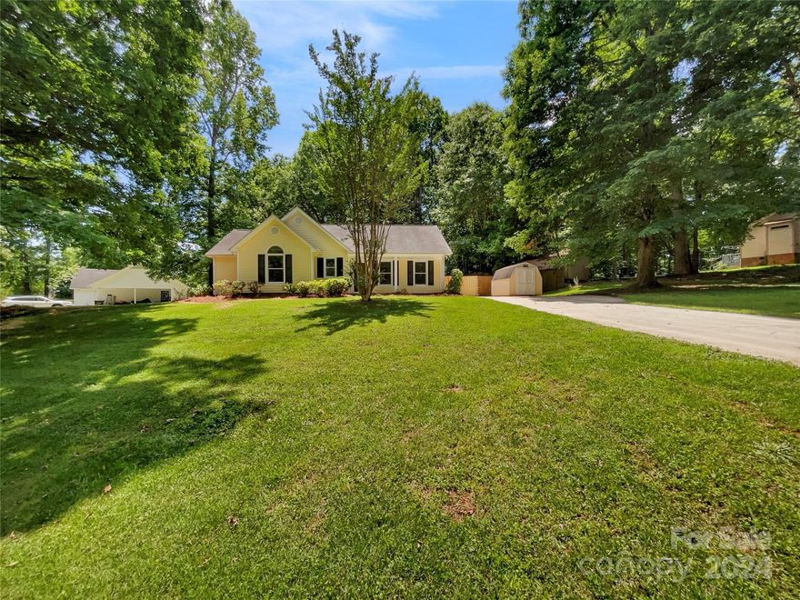 Welcome to this charming 3-bedroom ranch nestled in a serene neighborhood. Step into a cozy living space filled with natural light and featuring a very usable floorplan. 

Retreat to the primary bedroom offering comfort and privacy, while the two additional bedrooms provide flexibility for guests, a home office, or a hobby room. The bathroom features contemporary fixtures and plenty of storage.

Step outside to discover the expansive backyard oasis, a blank canvas ready for your imagination to flourish. Whether it's hosting summer barbecues, or gardening, this space offers endless possibilities.

Don't miss your chance to make cherished memories in this inviting ranch-style retreat.