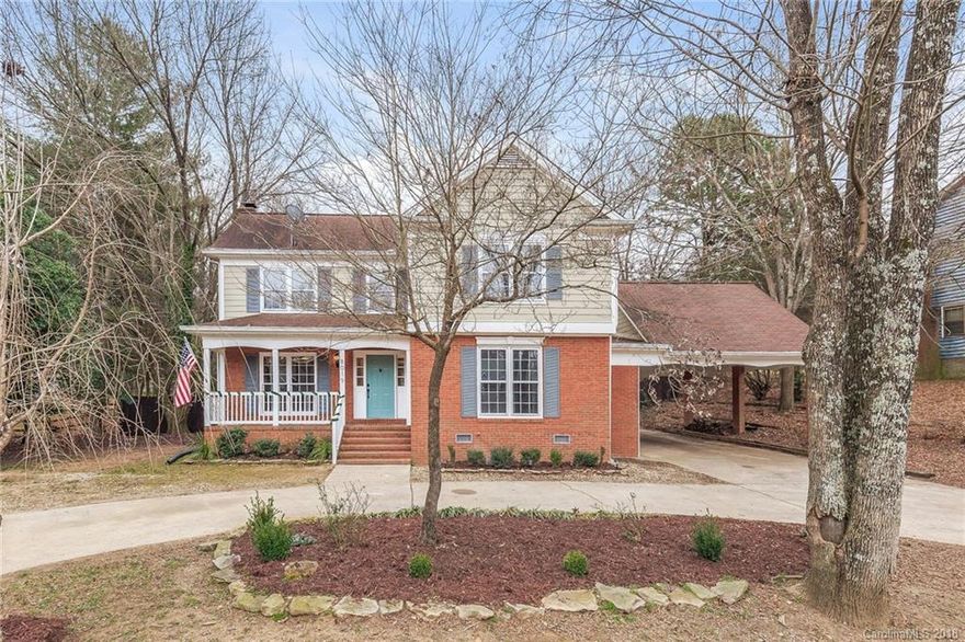 Complete renovation! Lovingly renovated featuring new paint in & out, all new flooring (tile, wide-plank laminate, carpet), new kitchen w/top of the line granite, custom-built walk-in pantry, Restoration Hardware lighting, renovated bathrooms, slate fireplace surround & more. Enjoy cool evenings around fire pit in huge, private back yard. Walk/bike to greenway. So much storage! Enormous walk-in attic, 2 pull-down attic areas, and 2 outside storage rooms. Minutes from Ballantyne and Southpark.