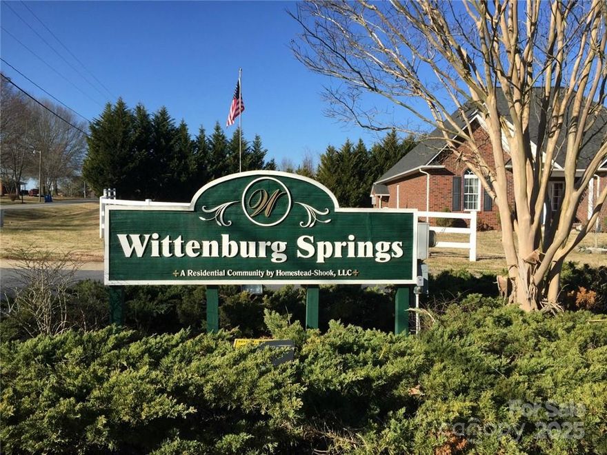 Wonderful building lot in desirable Wittenburg Springs. This great neighborhood in Bethlehem has easy access to shopping, the lake, and is just minutes from Hickory.  The neighborhood has public water, public sewer, and natural gas available. All utilities are underground to preserve the natural beauty of the neighborhood. This is the perfect place to build your dream home. This lot has a rolling topography and a home with a basement would be ideal.