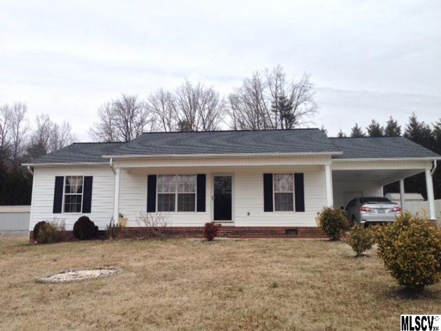 Move in condition. Three bedroom two bath home in Conover with private backyard and covered deck. Great location.