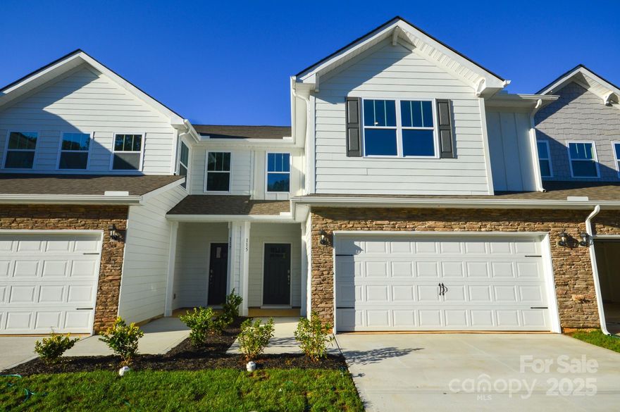 A new townhome community North of Asheville. These low maintenance townhomes offer 2 car garages and are close to everything Asheville has to offer! This floor plan features 4 bedrooms, 3 full bathrooms and at over 2200 square feet, there is room for everything you need. You will find one of the bedrooms on the main floor, next to full bath and just off the living room. Three additional bedrooms and two full bathrooms can be found upstairs, along with the laundry closet for added convenience! The open floor plan seamlessly blends the living room, dining room and kitchen areas for an open, bright feeling.