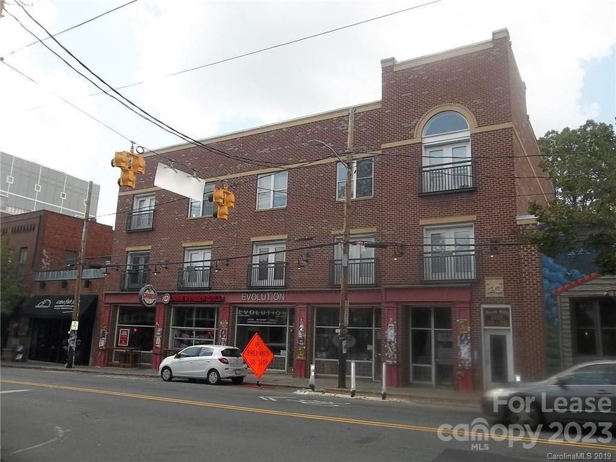 Don't miss this loft condominium in the heart of NoDa. The main level offers an open kitchen/living room concept with a juliet balcony overlooking N Davidson Street. Hardwood floors throughout all living areas with tile floors in the bathroom. Located above NoDa 101 and beside Jack Beagles. Very convenient location within a short distance to other restaurants, galleries, coffee, retail, entertainment and light rail station. Short drive to Uptown and major Interstates. Open floor plan. Security entry doors on main level. Washer/dryer included!