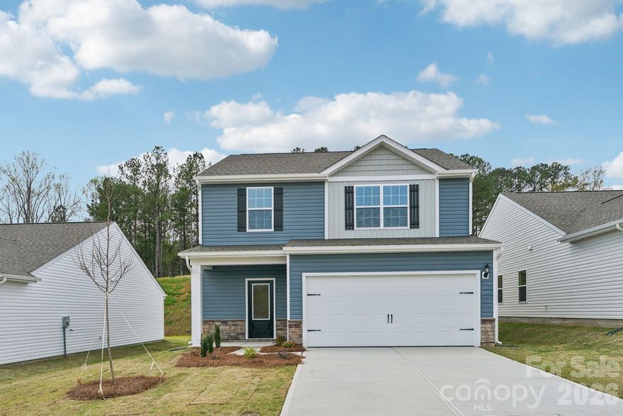 This newly built two-story home offers 3 bedrooms and 2.5 bathrooms, with a layout designed to balance comfort and practicality. Located near well-regarded schools, it provides an ideal setting for everyday living. Just minutes from downtown, residents will enjoy convenient access to shopping, dining, and entertainment options. Featuring contemporary finishes and a desirable location, this home is a great place to make your own.

By obtaining financing through our preferred lender take advantage of seller concessions, like our Builder Paid Closing Costs. Plus, take advantage of our $0 Down Programs!