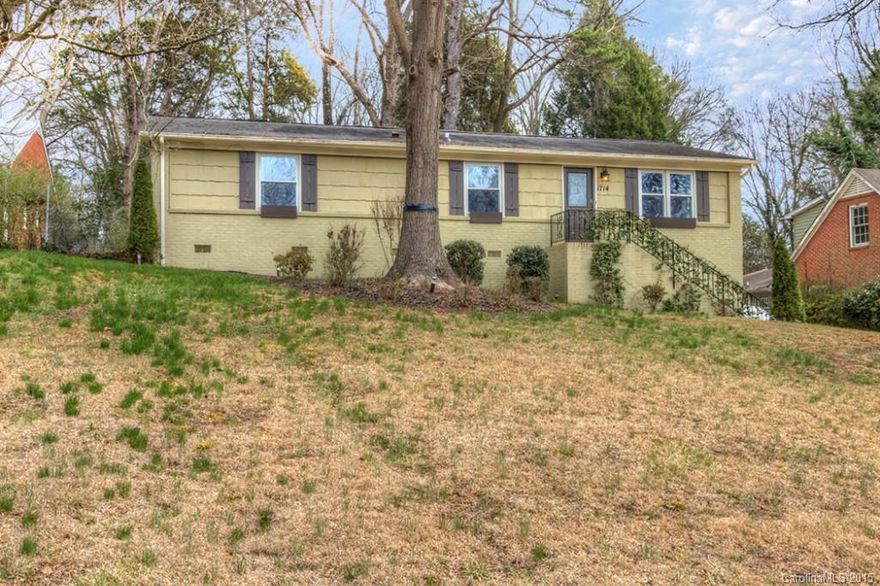 Fabulous one level living with great back yard and deck. Newer windows, washer, dryer & refrigerator to remain. Separate laundry room. Two updated bathrooms and look of hardwoods in main level living areas. Open floor plan - ready for entertaining. Neighborhood connects with the poplar Merry Oaks subdivision.