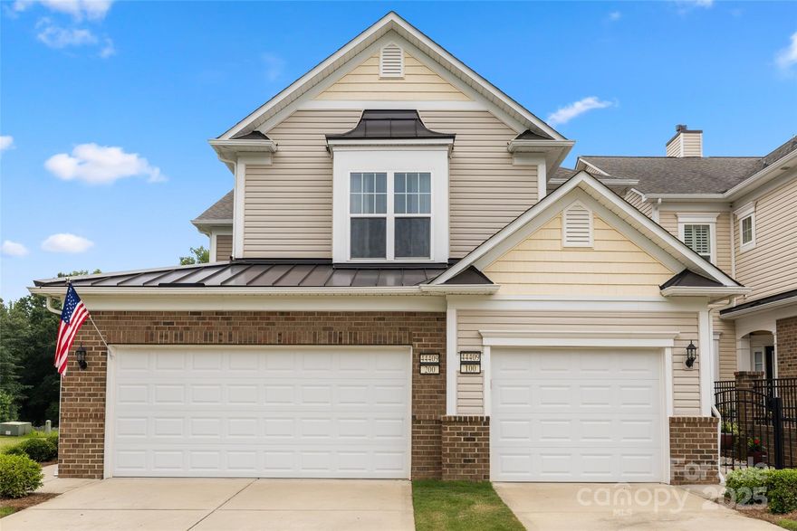 Beautiful upstairs condo in Sun City Carolina Lakes! This light-filled Dover floor plan offers a spacious great room with a gas fireplace, perfect for relaxing or entertaining. The kitchen features stainless steel appliances, granite countertops, tile backsplash, and extended cabinetry for additional counter space and storage. The primary suite includes a dual vanity, soaking tub, and glass-enclosed shower. Crown molding adds an elegant touch in the foyer, dining room, and office. A large flex room provides the perfect space for a home office, hobby room, or guest bedroom. Enjoy serene, wooded views from the oversized screened-in porch. Washer, dryer, and refrigerator convey. Upstairs unit with a 2-car attached garage. Prime location within walking distance to resort-style amenities, golf clubhouse, and shopping. New stove (2024) New Washer & Dryer (2025).