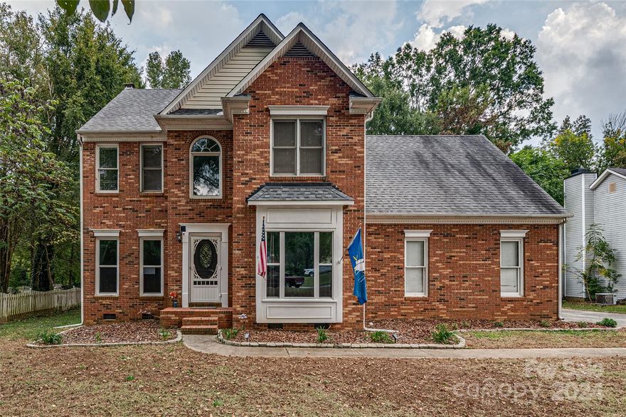 Looking for a 4 Bedreoom home, On a Cul de Sac, with quick access to the Pool, and cross over to Irish Buffalo Creek Greenway, here it is!  Brick front with Vinyl Siding, extended Parking Pad. Luxury Plank Vinyl flooring thru out the main level. Numerous windows replaced including front Picture Window. Office with hand crafted wood door. Formal Dining, with quick access to a Cooks Kitchen, Gas Cooktop, Smooth surface counter tops, 2 Pantrys, Breakfast niche, Breakfast Bar, Pendant Lighting and more. Family room Fireplace with Stacked Stone surround,  Glass Privacy doors in Dining and Great room. Main level bath newly updated with White New Vanity. Go upstairs with all new carpet. Primary Bedroom features trey ceiling and well sized closet, The en-suite bath has a relaxing Beach themed decor, Garden Tub, Shower, dual vanities and Water closet. 3 more Bedrooms, one is a Bonus & BIG closet. Fresh paint Upstairs, Bath upstairs updated and Rear Deck. Relax in Private Fenced Yard with gate.