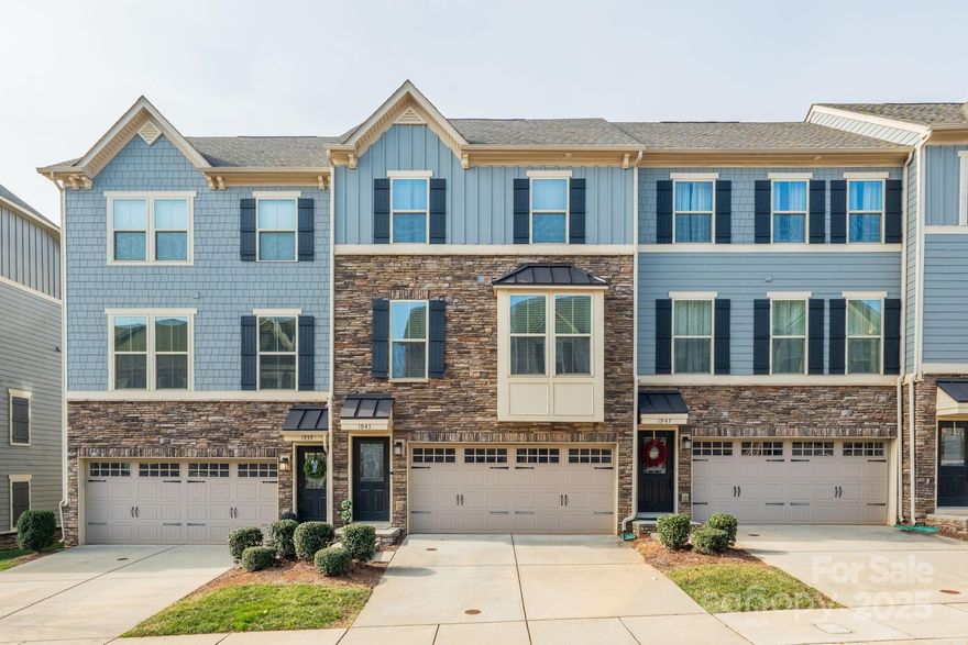 Luxurious townhome living in the heart of Oakhurst! This like new home boasts designer upgrades throughout. The kitchen is a chef's delight, highlighted by a large central island, stainless steel appliances quartz countertops, ample cabinetry and pantry for storage. Open concept dining area leads to a delightful wood deck. Engineered hardwood floors on main level and carpets in bedrooms. Upstairs the spacious primary suite offers privacy and comfort, with huge walk-in closet. Two additional well-appointed bedrooms and another full bathroom provide great space for family or guests. Lower level has been designed with utility in mind as a 2nd living room plus built-in workspace for your work from home office & direct entry to a 2-car attached garage with additional driveway parking! Short distance to Night Swim Coffee, the gym, yoga, restaurants, and more. Easy access to Uptown, Plaza Midwood, Cotswold & SouthPark. Come see it today!