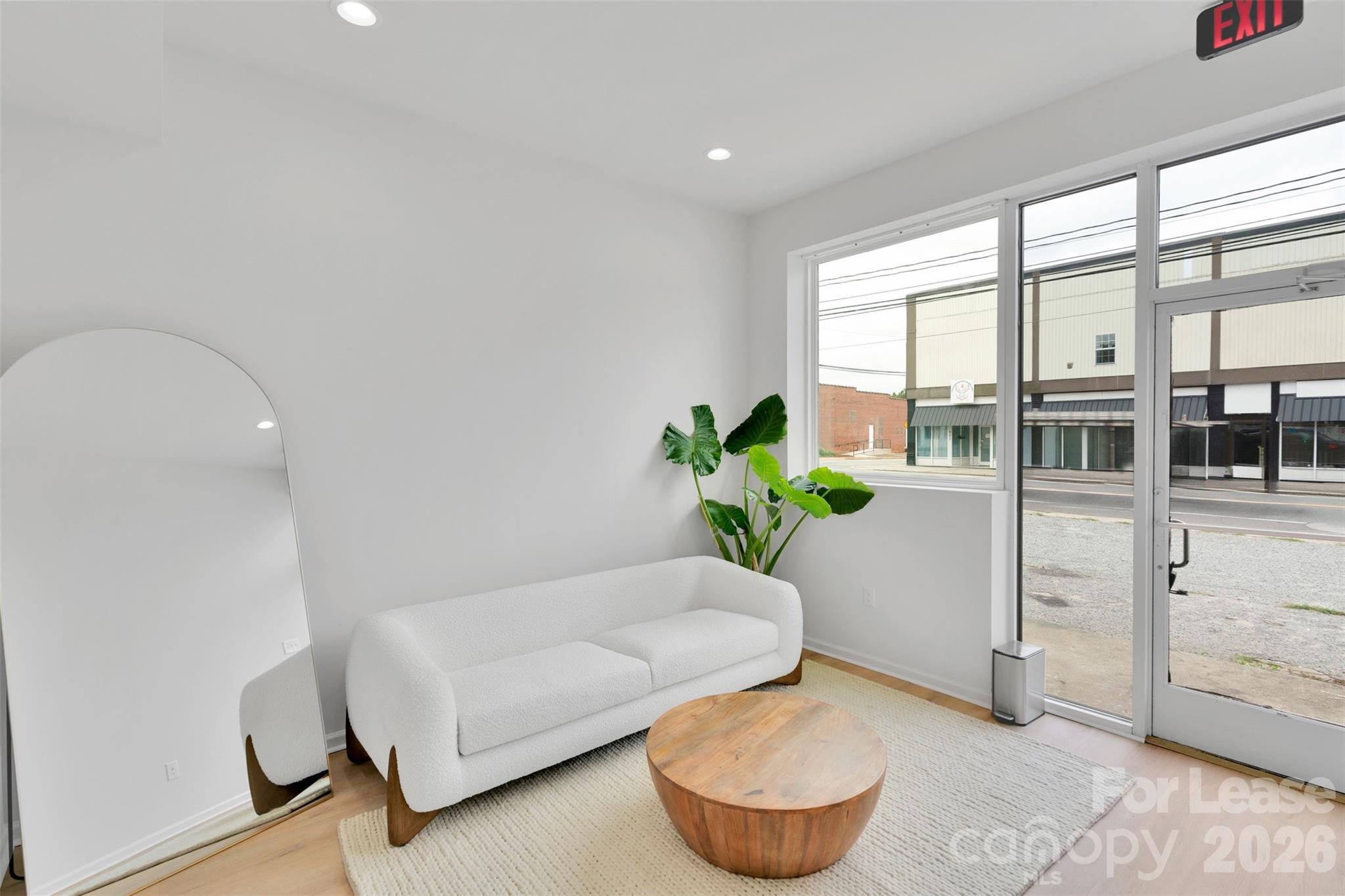 Lobby with seating area for guests.