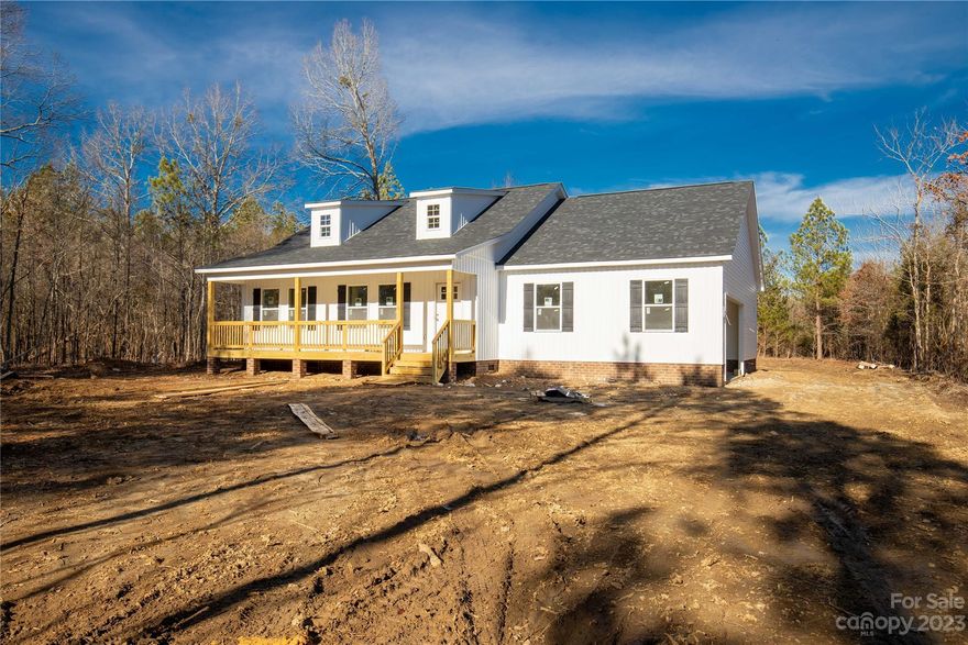 Welcome to your dream home! This exceptional new build offers the perfect balance of style and comfort. With a spacious 1-acre lot, three bedrooms, two full baths, and a two-car garage, this beautiful home is a must-see. Plus, there's no HOA to worry about. Step inside and be greeted by the elegant on-trend Repose Gray walls and white trim that create a relaxing ambiance after a long day. The Dallas White granite countertops and durable vinyl plank flooring in the primary living spaces add a touch of sophistication. Don't wait any longer, this brand-new beauty is ready to welcome you home!

***NOTE THE PICS ARE NOT OF THIS HOME THEY ARE OF THE SAME FLOOR PLAN FOR RENDERING PURPOSES ONLY***