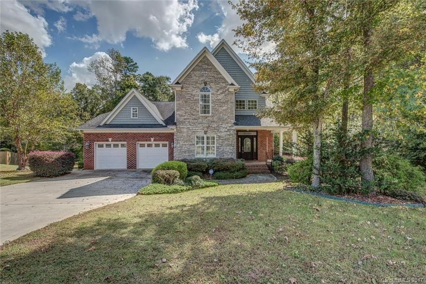 Welcome Home!  Custom build home in desirable Creekside Estates.  This home features hardwood floors, large master bedroom on main with fireplace, office and dining room, two story family room with fireplace, kitchen with custom cabinets and pantry, large secondary bedrooms, loft area with desk, great storage.  The back yard is private with an outdoor sitting area.  This property includes the wooded lot beside the home for approximately 1.50 acres of land.