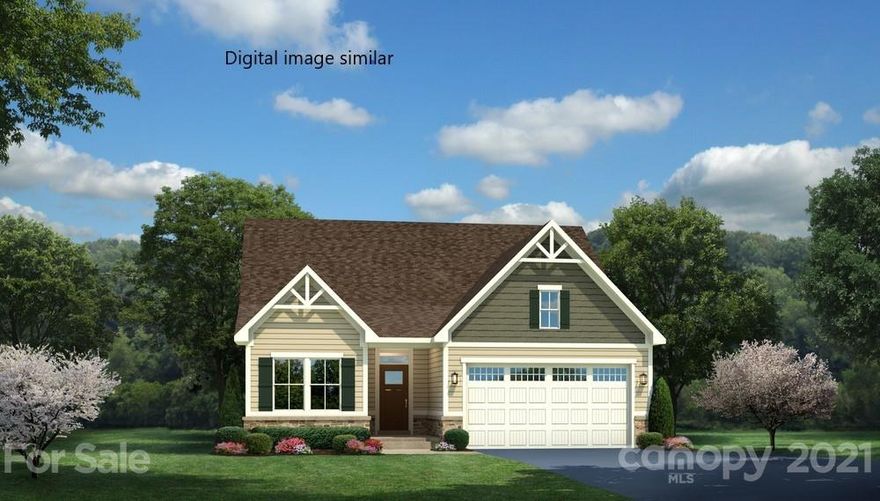 If you're looking for a new, low-maintenance home in Union County for an excellent value, Cottage Green is for you! Say goodbye to yard work and landscaping, lawn maintenance is included! The Bramante Ranch has a wonderful open design. This home will come loaded with incredible features like an upgraded kitchen and large island, quartz/granite countertops,Stainless Steel appliances, ceramic tile in all full baths, covered patio  and much more! Yards come fully sodded and are maintained in the community!