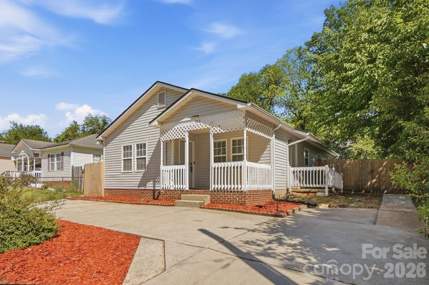 Located just minutes from Station West, this 4 bedroom, 2 full bath home puts you near one of Charlotte’s growing westside hubs, with popular spots like Platform Coffee & Kitchen, The Batch House, and Pinky’s Westside Grill all close by.

Inside, you’ll find updated flooring throughout and an upgraded primary bathroom, creating a move in ready space designed for everyday living. The home also offers handicap accessibility through the side entry, while the fenced backyard provides plenty of room for entertaining, pets, or simply enjoying the outdoors.

With no HOA, you have the flexibility to make this property work for your lifestyle or investment goals, including long term rentals or potential short term rental opportunities.

You’re also conveniently located near Stewart Creek Greenway and Bryant Park, with quick access to Freedom Drive, Uptown Charlotte, and surrounding areas.

Whether you’re looking for a primary residence or an investment opportunity in one of Charlotte’s evolving westside areas, this home offers space, flexibility, and a location that keeps you connected to some of the city’s growing destinations.