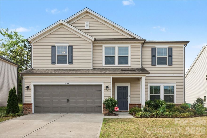 Built in 2019 by Meritage Homes, this immaculately kept residence in the sought-after Haywyck Meadows community offers modern, open-concept living. The heart of the home features a massive granite island, gas range, and walk-in pantry, flowing seamlessly into a bright dining and living area accented by LVP flooring and a convenient  drop zone. A main-floor flex space with built-in bookshelves serves as a perfect home office, while the upstairs boasts a versatile loft that separates three guest bedrooms from a luxurious primary suite featuring a tiled walk-in shower and spacious walk-in closet. Situated in the heart of Steele Creek, you’re just minutes from the Charlotte Premium Outlets, Lake Wylie, and major I-485/I-77 interchanges, providing quick access to Uptown and the airport along with neighborhood amenities like a pool, cabana, and playground.