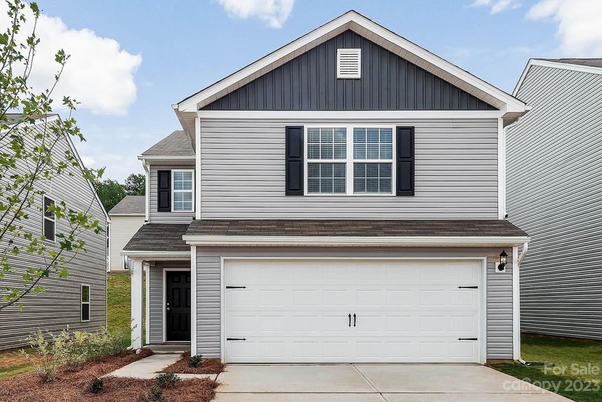 This three-bedroom home has space for your entire family! A gorgeous kitchen with tons of counter space and a breakfast bar overlook the dining area. The chef-ready kitchen boasts stainless steel appliances, granite countertops, 36” upper wood cabinets with crown molding and more. The master suite is a highlight of this home. A large window allows for plenty of natural light to brighten up the space. The master bathroom includes a spacious vanity and a shower.