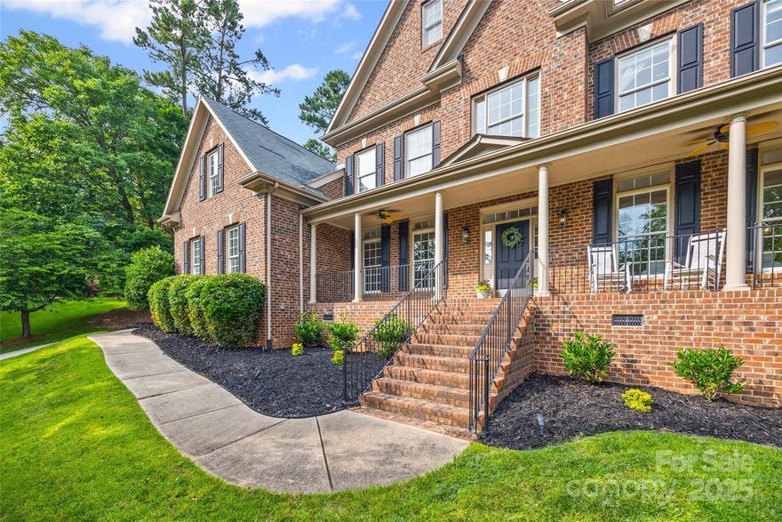 Welcome to this stately full-brick home in the heart of Tega Cay— plenty of living space, nestled on a beautifully landscaped lot with saltwater pool oasis. Home blends elegance with comfort - generously sized rooms and natural light throughout. Main level designed for both entertaining and everyday living, with grand two-story foyer, formal dining and living areas, office and an open-concept living room anchored by a stone fireplace. Kitchen with marble countertops, double ovens, ss appl, gas range/hood, walk in/Butler's pantry. 2nd floor - retreat to owner’s suite with extra room and walk-in closets. Secondary bedrooms offer ample space and flexibility. Third level room for recreation, media, fitness, or multi-gen living. Kitchen/Bev fridge, Pool supplies/vacuum, 2 dark brown lounge chairs/umbrella, and Hot tub convey. Tega Cay’s amenities include golf, trails, lake access, and top-rated Fort Mill schools. This home blends size, quality, and location—schedule your showing today!